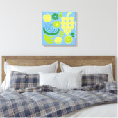 IK HOOR VAN FRUIT Canvas Print (Insitu (Slaapkamer))