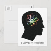 IK HOOR VAN FYSICA | Geek Briefkaart (Voorkant / Achterkant)