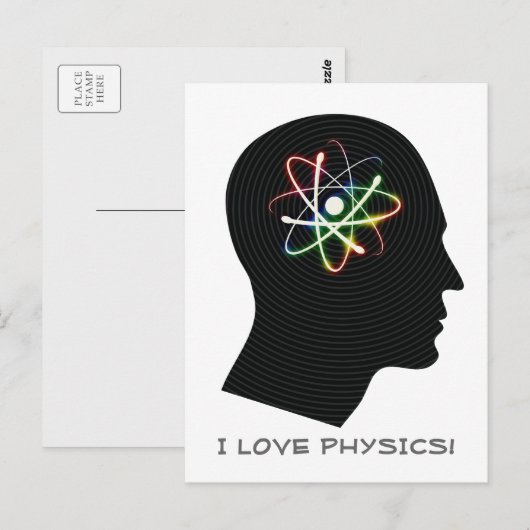 IK HOOR VAN FYSICA | Geek Briefkaart (Voorkant / Achterkant)