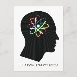 IK HOOR VAN FYSICA | Geek Briefkaart