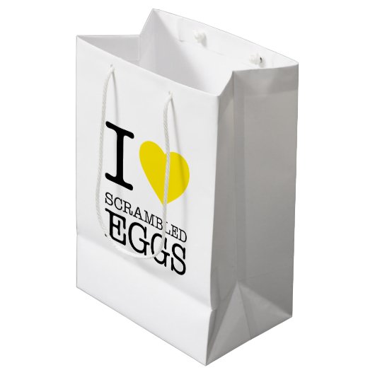IK HOOR VAN GECRAMBLED EIEREN MEDIUM CADEAUZAKJE (Voorkant Gekanteld)