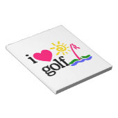 IK HOOR VAN GOlF Notitieblok (Schuin)