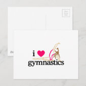 IK HOOR VAN GYMNASTICA BRIEFKAART (Voorkant / Achterkant)