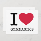 IK HOOR VAN GYMNASTICA BRIEFKAART (Voorkant / Achterkant)