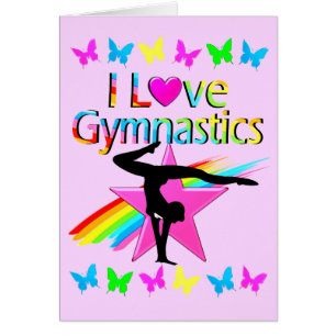 IK HOOR VAN GYMNASTICS RAINBOW GYMNAST GIRL DESIGN