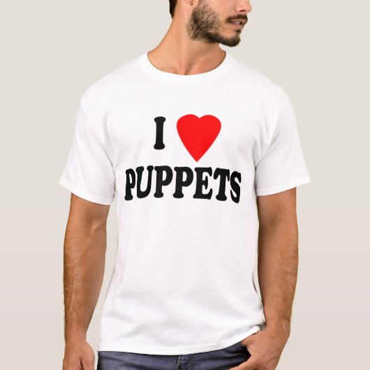 IK HOOR VAN (HART)POPPETS T-SHIRT (Voorkant)