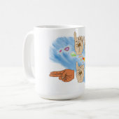 IK HOOR VAN HAWAII-SIGN TAAL BEVERAGE MOK (Voorkant links)