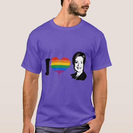IK HOOR VAN HILLARY PRIDE —.png T-shirt (Voorkant)