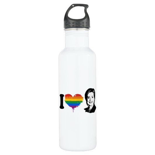 IK HOOR VAN HILLARY PRIDE —.png Waterfles (Voorkant)