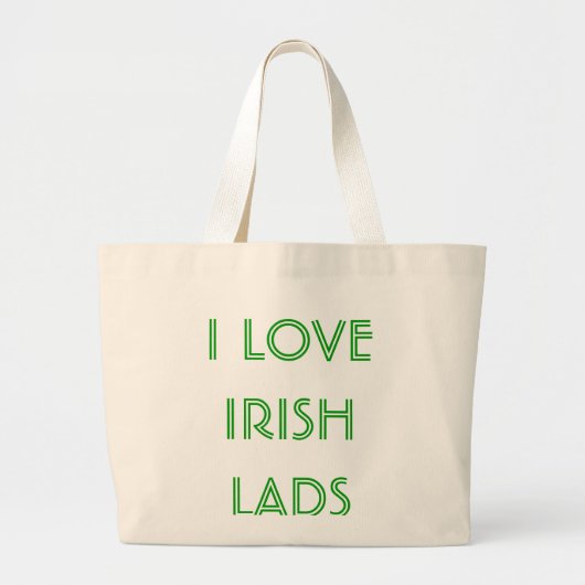 IK HOOR VAN IERSE LADEN GROTE TOTE BAG (Voorkant)