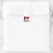IK HOOR VAN INLINE SNELHEIDSKAART I HART STICKER (Tas)