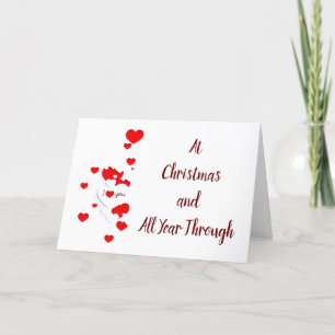 ***IK HOOR VAN JE** EN BIJ JE IN CHRISTMAS FEESTDAGEN KAART