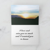 IK HOOR VAN JE EN MIST JE Kaart (Binnen)