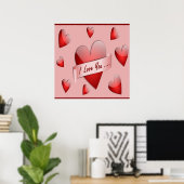 "IK HOOR VAN JE" VALENTIJN HOORTEPUNTEN POSTER (Thuiskantoor)