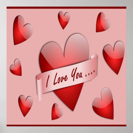 "IK HOOR VAN JE" VALENTIJN HOORTEPUNTEN POSTER (Voorkant)
