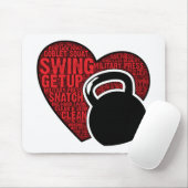 IK HOOR VAN KETTLEBELL ONTWERP MUISMAT (Met muis)