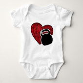 IK HOOR VAN KETTLEBELL ONTWERP ROMPER (Voorkant)