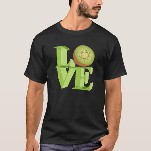 IK HOOR VAN KIWI (Kiwi Fruits/Kiwi Berry) T-shirt (Voorkant)
