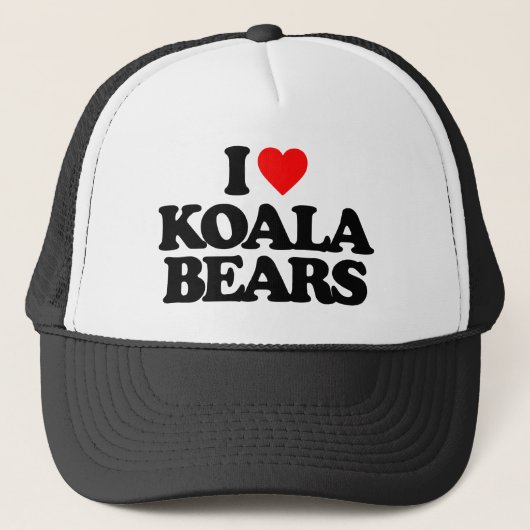 IK HOOR VAN KOALA-BEREN TRUCKER PET (Voorkant)