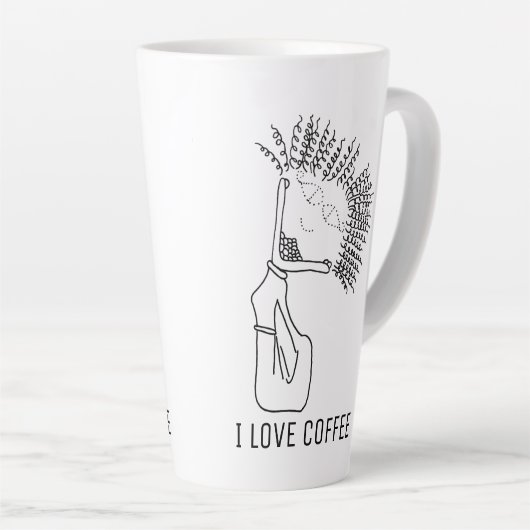 IK HOOR VAN KOFFIE KOFFIE VAN ME LATTE MOK (Rechterhoek)