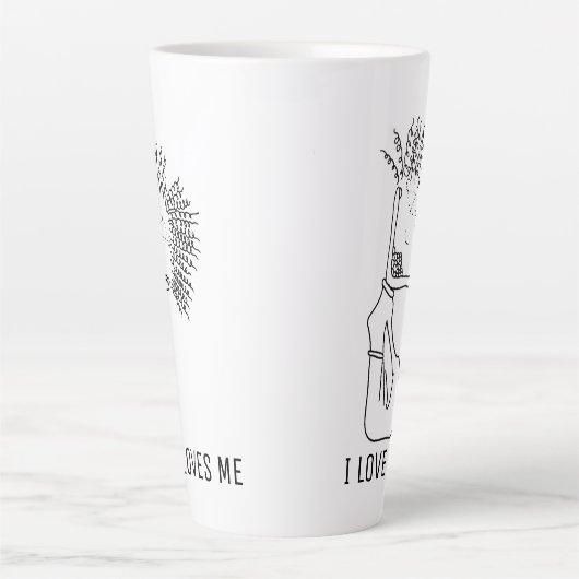 IK HOOR VAN KOFFIE KOFFIE VAN ME LATTE MOK (Voorkant)