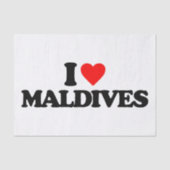 IK HOOR VAN MALDIVES TISSUEPAPIER (Voorkant)