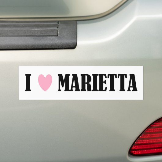 IK HOOR VAN MARIETTA BUMPERSTICKER (Op auto)