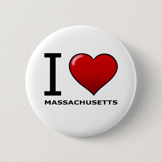 IK HOOR VAN MASSACHUSETTEN RONDE BUTTON 5,7 CM (Voorkant)