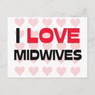 IK HOOR VAN MIDWIVES BRIEFKAART