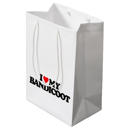IK HOOR VAN MIJN BANDICOOT MEDIUM CADEAUZAKJE (Achterkant Gekanteld)
