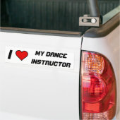 IK HOOR VAN MIJN DANKINSTRUCTEUR BUMPERSTICKER (Op Truck)