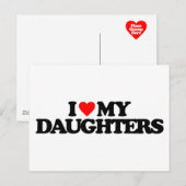 IK HOOR VAN MIJN DOCHTERS BRIEFKAART (Voorkant / Achterkant)