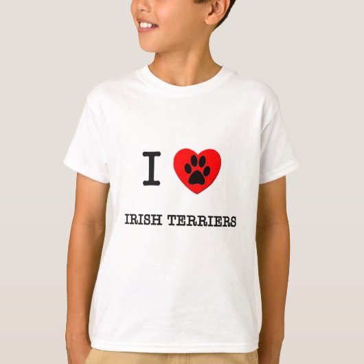 IK HOOR VAN MIJN IERSE TERRIERS T-SHIRT (Voorkant)