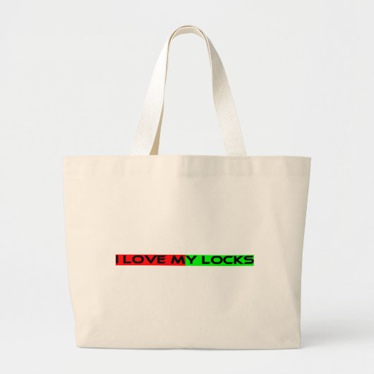 IK HOOR VAN MIJN KIJKEN GROTE TOTE BAG (Voorkant)
