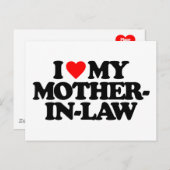 IK HOOR VAN MIJN MOEDER IN DE WET BRIEFKAART (Voorkant / Achterkant)