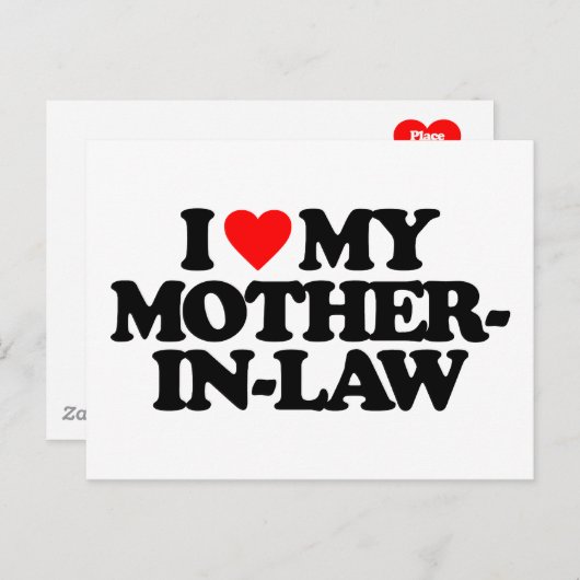 IK HOOR VAN MIJN MOEDER IN DE WET BRIEFKAART (Voorkant / Achterkant)