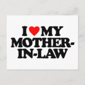 IK HOOR VAN MIJN MOEDER IN DE WET BRIEFKAART (Voorkant)