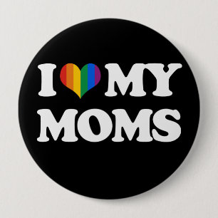 IK HOOR VAN MIJN MOMS - RONDE BUTTON 4,0 CM