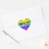 IK HOOR VAN MIJN NP-VALENTIJN - verpleegkundige Hart Sticker (Envelop)