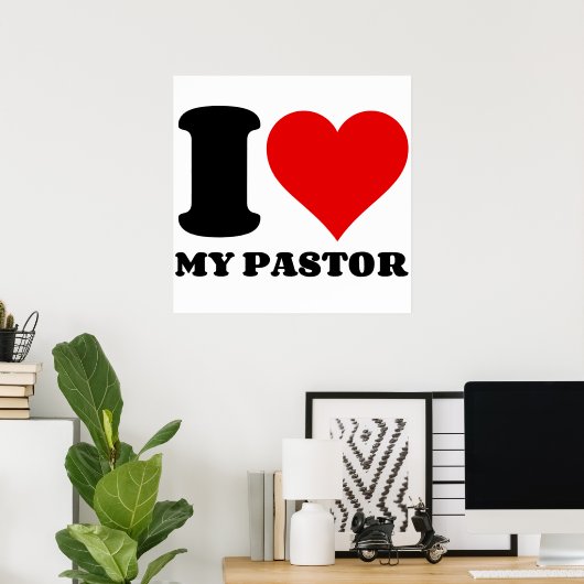 IK HOOR VAN MIJN PASTOR POSTER (Thuiskantoor)