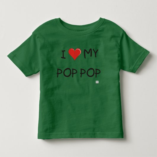 IK HOOR VAN MIJN POP POP KINDER SHIRTS (Voorkant)