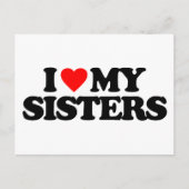 IK HOOR VAN MIJN SISTERS BRIEFKAART (Voorkant)