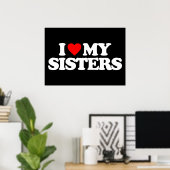 IK HOOR VAN MIJN SISTERS POSTER (Thuiskantoor)