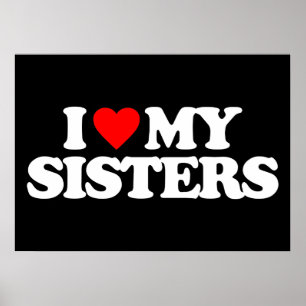 IK HOOR VAN MIJN SISTERS POSTER