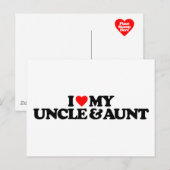 IK HOOR VAN MIJN UNCLE EN BEDRAG BRIEFKAART (Voorkant / Achterkant)