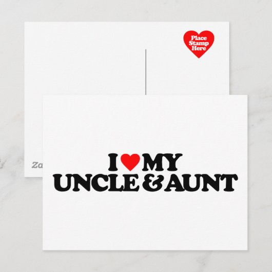 IK HOOR VAN MIJN UNCLE EN BEDRAG BRIEFKAART (Voorkant / Achterkant)