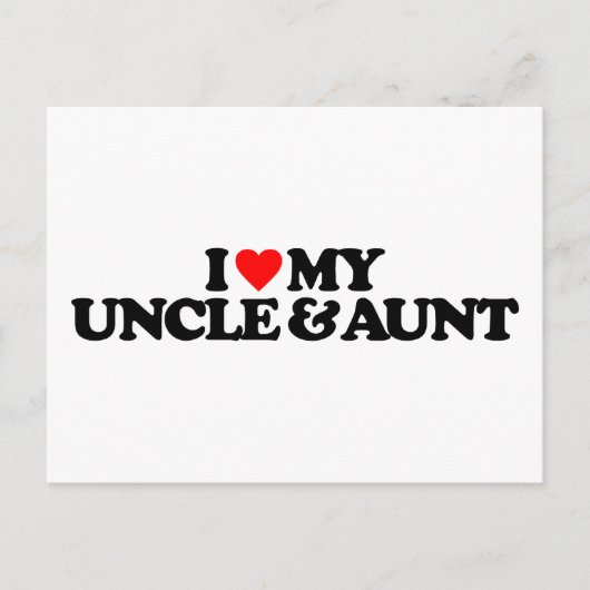IK HOOR VAN MIJN UNCLE EN BEDRAG BRIEFKAART (Voorkant)