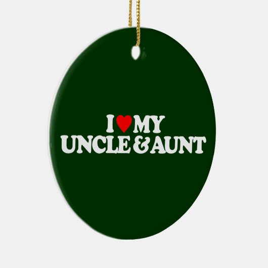 IK HOOR VAN MIJN UNCLE EN BEDRAG KERAMISCH ORNAMENT (Rechts)