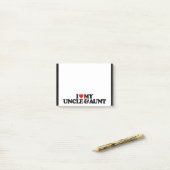 IK HOOR VAN MIJN UNCLE EN BEDRAG POST-IT® NOTES (Op bureau)