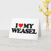 IK HOOR VAN MIJN WEASEL KAART (Gele Bloem)